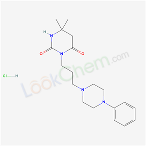 69950-07-8,6,6-dimethyl-3-[3-(4-phenylpiperazin-1-yl)propyl]dihydropyrimidine-2,4(1H,3H)-dione hydrochloride,