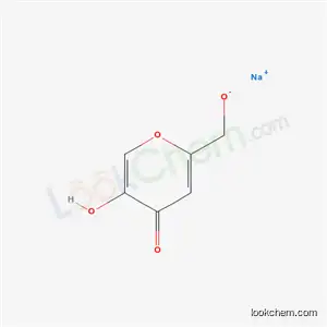 Molecular Structure of 70145-54-9 (Kojic Acid SodiuM Salt Hydrate)
