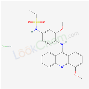 71802-84-1,N-{3-methoxy-4-[(4-methoxyacridin-9-yl)amino]phenyl}ethanesulfonamide hydrochloride,