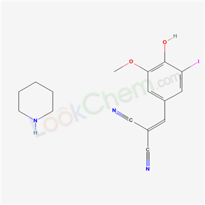 73986-51-3,[(4-hydroxy-3-iodo-5-methoxyphenyl)methylidene]propanedinitrile - piperidine (1:1),