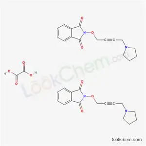 Molecular Structure of 74500-82-6 (oxalic acid, 2-(4-pyrrolidin-1-ylbut-2-ynoxy)isoindole-1,3-dione)