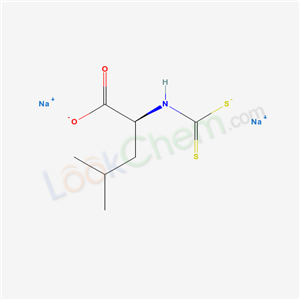 75808-45-6,N-Dithiocarboxy-L-leucine disodium salt,disodium (2S)-4-methyl-2-(sulfidocarbothioylamino)pentanoate;Leucine,N-(dithiocarboxy)-,L-,disodium salt;L-N-(Dithiocarboxy)leucine disodium salt;