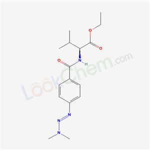 77386-87-9,ethyl N-({4-[(1E)-3,3-dimethyltriaz-1-en-1-yl]phenyl}carbonyl)-L-valinate,