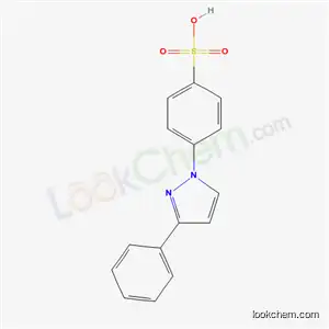 Molecular Structure of 78109-90-7 (4-(3-phenyl-1H-pyrazol-1-yl)benzenesulfonic acid)