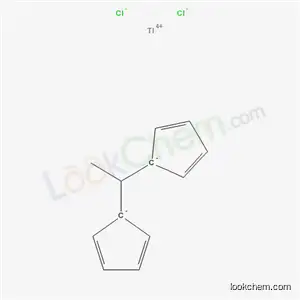 Molecular Structure of 79269-74-2 (1,1-Ethylene-bis(eta(sup 5)-cyclopentadienyl)dichlorotitan(IV) [German])