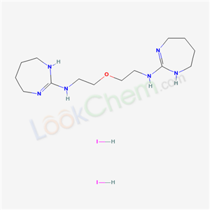82911-02-2,N,N-(Oxydi-2,1-ethanediyl)bis(4,5,6,7-tetrahydro-1H-1,3-diazepin-2-amine) dihydriodide,