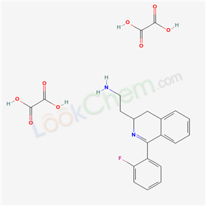 3-ISOQUINOLINEETHANAMINE,3,4-DIHYDRO-1-(2-FLUOROPHENYL)-,ETHANEDIOATE