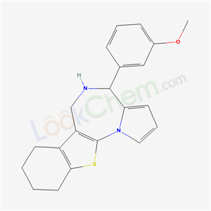 137052-80-3,4-(3-methoxyphenyl)-5,6,7,8,9,10-hexahydro-4H-[1]benzothieno[3,2-f]pyrrolo[1,2-a][1,4]diazepine,