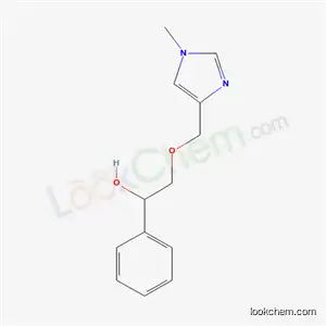 Molecular Structure of 131962-26-0 (2-[(1-methyl-1H-imidazol-4-yl)methoxy]-1-phenylethanol)