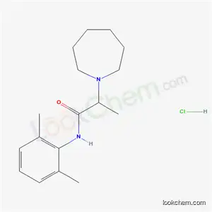 Molecular Structure of 135319-63-0 (2-azepan-1-yl-N-(2,6-dimethylphenyl)propanamide hydrochloride)