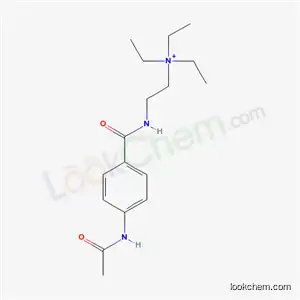 Molecular Structure of 34332-31-5 (2-({[4-(acetylamino)phenyl]carbonyl}amino)-N,N,N-triethylethanaminium bromide)