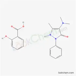 Molecular Structure of 603-57-6 (Aminophenazone salicylate)