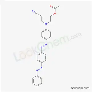 Propanenitrile, 3-((2-(acetyloxy)ethyl)(4-((4-(phenylazo)phenyl)azo)phenyl)amino)-