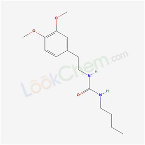 67616-05-1,1-butyl-3-[2-(3,4-dimethoxyphenyl)ethyl]urea,