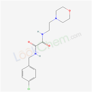 6215-82-3,N-[(4-chlorophenyl)methyl]-N-(2-morpholin-4-ylethyl)oxamide,