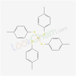 18762-88-4,tetrakis[(4-methylphenyl)sulfanyl]silane,