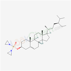 61893-40-1,(3beta,17xi)-stigmast-5-en-3-yl bis(aziridin-1-yl)phosphinate,