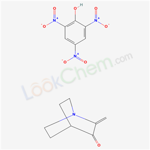 65541-32-4,2-methylidene-1-azabicyclo[2.2.2]octan-3-one - 2,4,6-trinitrophenol (1:1),