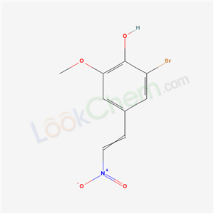 2-bromo-6-methoxy-4-(2-nitroethenyl)phenol cas  54291-89-3