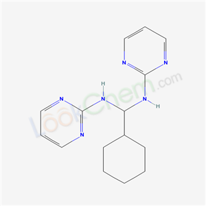 93371-83-6,1-cyclohexyl-N,N-dipyrimidin-2-yl-methanediamine,