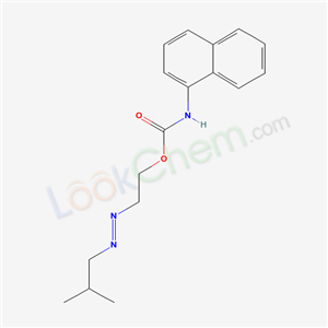 7508-88-5,2-[(E)-(2-methylpropyl)diazenyl]ethyl naphthalen-1-ylcarbamate,