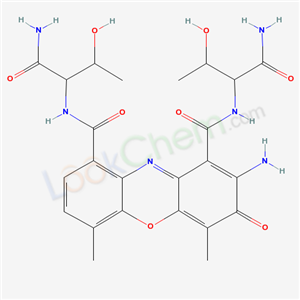 7506-41-4,2-amino-N,N-bis(1-carbamoyl-2-hydroxy-propyl)-4,6-dimethyl-3-oxo-phenoxazine-1,9-dicarboxamide,