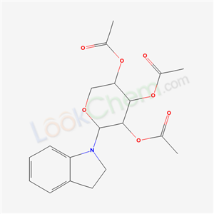5647-68-7,1-(2,3,4-tri-O-acetylpentopyranosyl)-2,3-dihydro-1H-indole,