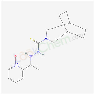 N-[1-(1-oxidopyridin-6-yl)ethyl]-3-azabicyclo[3.2.2]nonane-3-carbothiohydrazide cas  87587-18-6