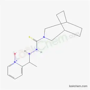 Molecular Structure of 87587-18-6 (N-[1-(1-oxidopyridin-6-yl)ethyl]-3-azabicyclo[3.2.2]nonane-3-carbothiohydrazide)