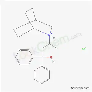 2-Azabicyclo(2.2.2)octane-2-propanol, beta-methyl-alpha,alpha-diphenyl-, hydrochloride
