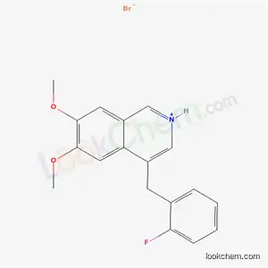 4-(2-fluorobenzyl)-6,7-dimethoxyisoquinolinium bromide