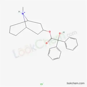 9-AZABICYCLO(3.3.1)NONAN-3-beta-OL, 9-METHYL-, BENZILATE (ester), HYDROCHLORIDE