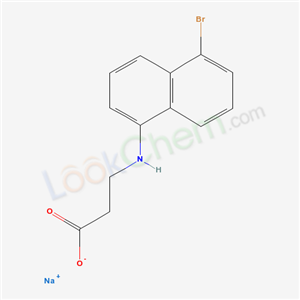 34592-40-0,N-(5-Bromo-1-naphtyl)-β-alanine sodium salt,