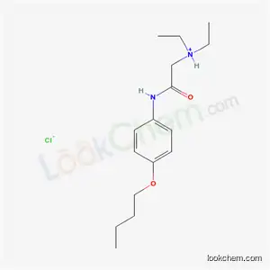 Molecular Structure of 41296-95-1 (2-[(4-butoxyphenyl)amino]-N,N-diethyl-2-oxoethanaminium chloride)
