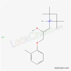 Molecular Structure of 41457-11-8 (1-[2-hydroxy-3-(2-methylphenoxy)propyl]-2,2,4,4-tetramethylazetidinium chloride)