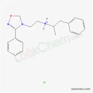 Molecular Structure of 49561-54-8 (1-phenyl-N-[2-(3-phenyl-1,2,4-oxadiazol-4(5H)-yl)ethyl]propan-2-aminium chloride)