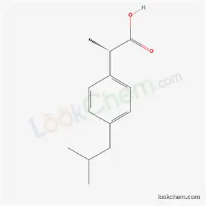 Molecular Structure of 141505-32-0 ((2S)-2-[4-(2-methylpropyl)phenyl]propanoic acid)
