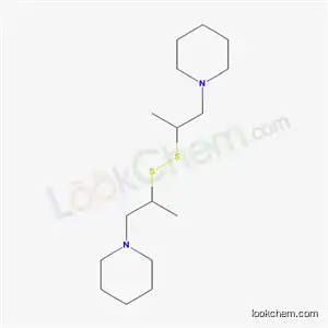 Molecular Structure of 1227-47-0 (1-[2-[1-(1-piperidyl)propan-2-yldisulfanyl]propyl]piperidine)