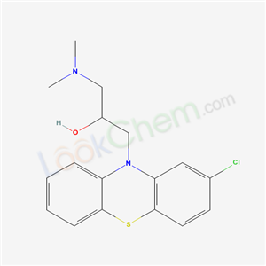 1-(2-chlorophenothiazin-10-yl)-3-dimethylamino-propan-2-ol cas  5187-92-8