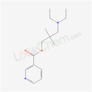 6935-04-2,3-(diethylamino)-2,2-dimethylpropyl pyridine-3-carboxylate,