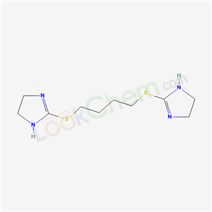 5471-23-8,2-[4-(4,5-dihydro-1H-imidazol-2-ylsulfanyl)butylsulfanyl]-4,5-dihydro-1H-imidazole,
