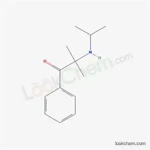 Molecular Structure of 13605-56-6 (2-methyl-1-phenyl-2-(propan-2-ylamino)propan-1-one)