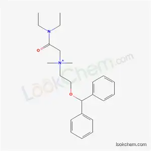 Molecular Structure of 6322-73-2 (2-(diethylamino)-N-[2-(diphenylmethoxy)ethyl]-N,N-dimethyl-2-oxoethanaminium)