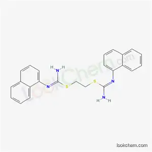 Molecular Structure of 6272-79-3 (N-naphthalen-1-yl-1-[2-(N-naphthalen-1-ylcarbamimidoyl)sulfanylethylsulfanyl]methanimidamide)