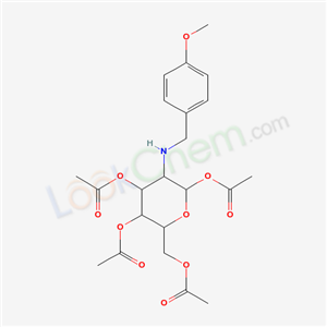 6331-02-8,1,3,4,6-tetra-O-acetyl-2-deoxy-2-[(4-methoxybenzyl)amino]hexopyranose,