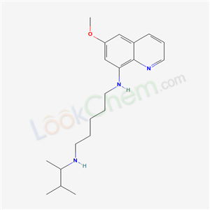 N-(6-methoxyquinolin-8-yl)-N-(3-methylbutan-2-yl)pentane-1,5-diamine cas  6935-39-3