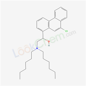 1-(9-chlorophenanthren-1-yl)-2-(dihexylamino)ethanol cas  24940-70-3