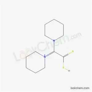 Molecular Structure of 3984-35-8 (1-[1-(piperidin-1-yl)-2-sulfanyl-2-thioxoethylidene]piperidinium)