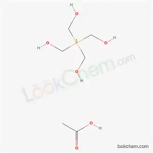 Molecular Structure of 7580-37-2 (tetrakis(hydroxymethyl)phosphonium acetate)