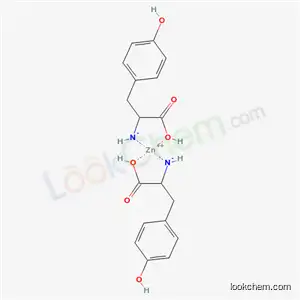 Molecular Structure of 32594-07-3 (zinc bis{[1-carboxy-2-(4-hydroxyphenyl)ethyl]azanide})